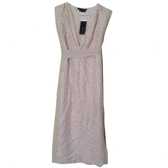 Beautiful BCBGMaxazria Parfait Sleeveless Silk Polka Dot Dress - Picture 4 of 15